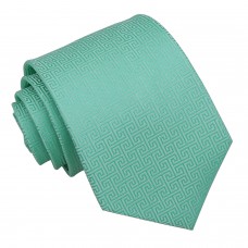 Greek Key Classic Tie Mint Green